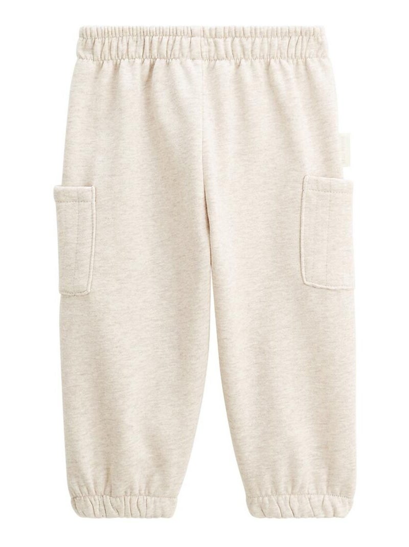 Set van 2 kinderbroeken van Cracotte fleece. Bruin - Kiabi