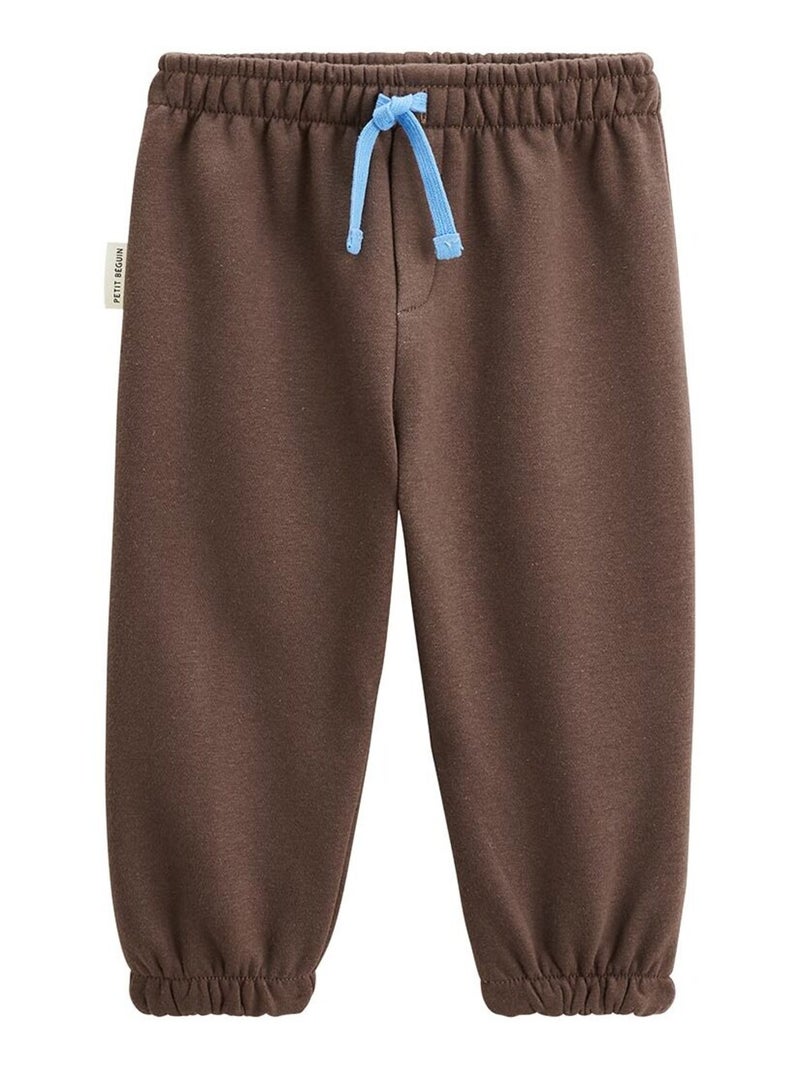 Set van 2 kinderbroeken van Cracotte fleece. Bruin - Kiabi