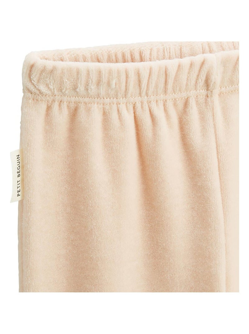 Set van 2 kinderpyjama's van velours (Chincha) Camel - Kiabi