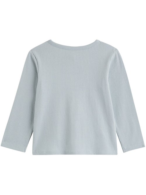 Set van 2 kindershirts met lange mouwen en melkwegmotief - Kiabi Set van 2 kindershirts met lange mouwen en melkwegmotief - Kiabi