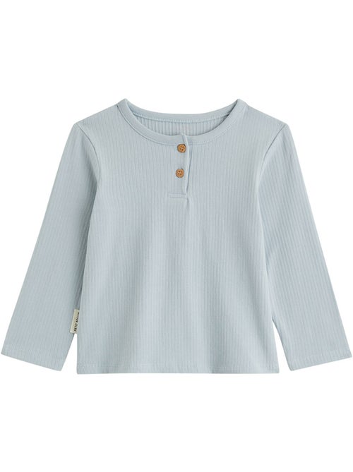Set van 2 kindershirts met lange mouwen en melkwegmotief - Kiabi Set van 2 kindershirts met lange mouwen en melkwegmotief - Kiabi