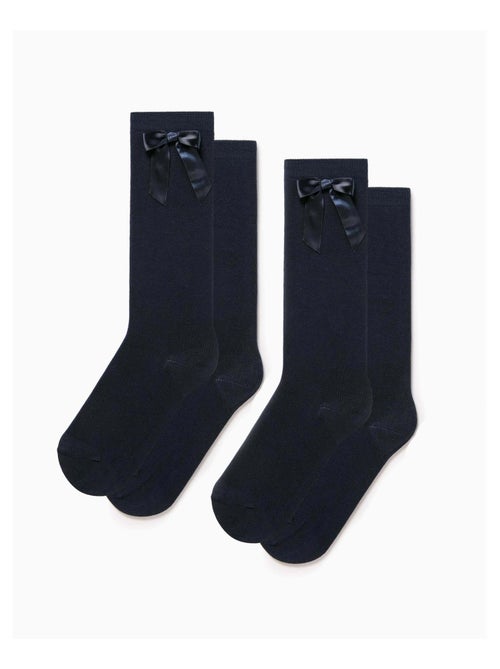 Set van 2 kniekousen met strik - Kiabi Set van 2 kniekousen met strik - Kiabi
