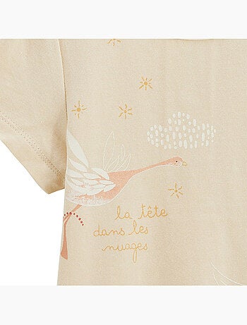 Set van 2 korte pyjama's voor kinderen, zomerpoëzie