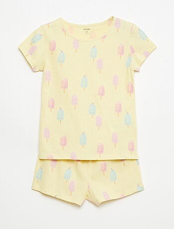 Set van 2 korte pyjamasets van katoenjersey