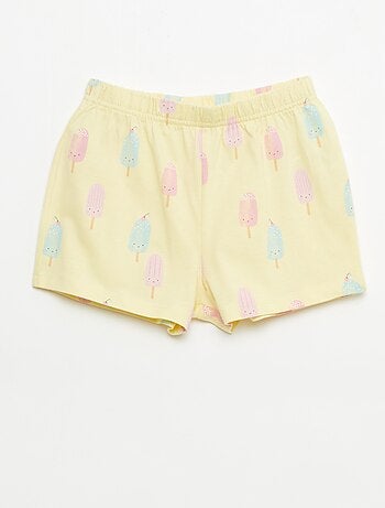 Set van 2 korte pyjamasets van katoenjersey