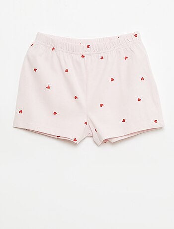 Set van 2 korte pyjamasets van katoenjersey