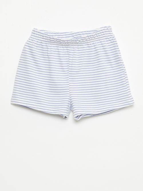 Set van 2 korte pyjamasets van katoenjersey - Kiabi