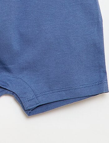 Set van 2 korte rompertjes van jersey
