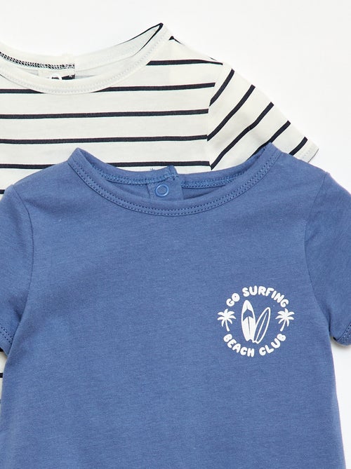 Set van 2 korte rompertjes van jersey - Kiabi