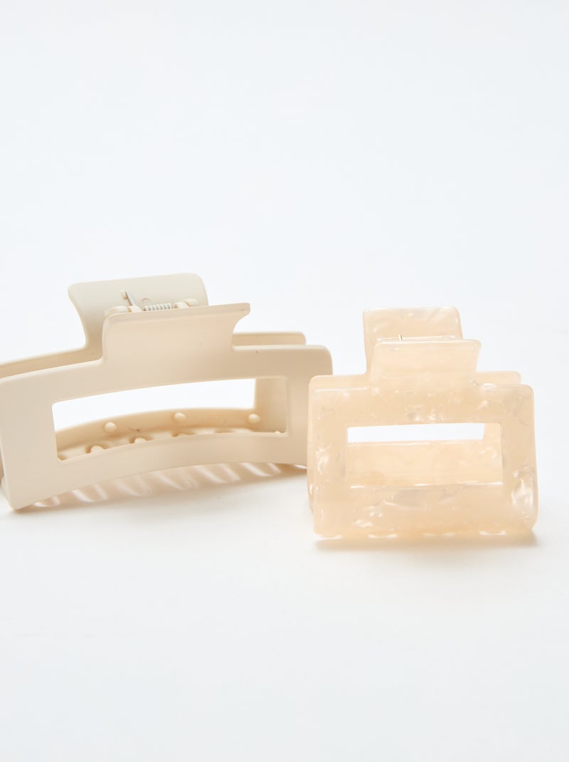 Set van 2 krabspelden Biege - Kiabi