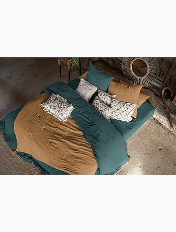 Set van 2 kussenslopen – dubbel katoengaas – gaïa