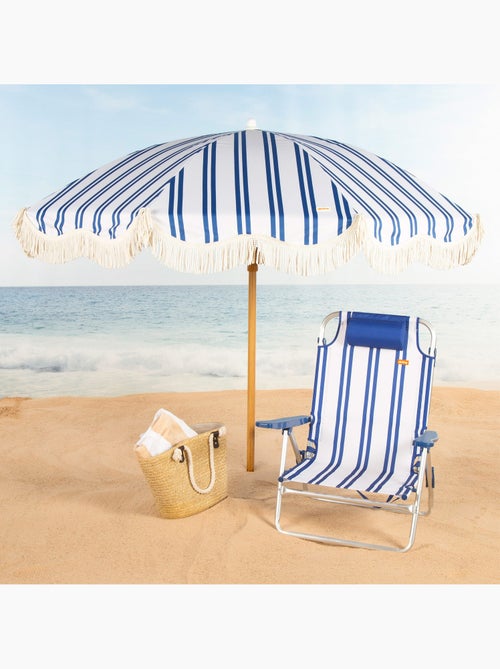 Set van 2 lage, verstelbare strandstoelen 48x45x83 cm - Kiabi Set van 2 lage, verstelbare strandstoelen 48x45x83 cm - Kiabi