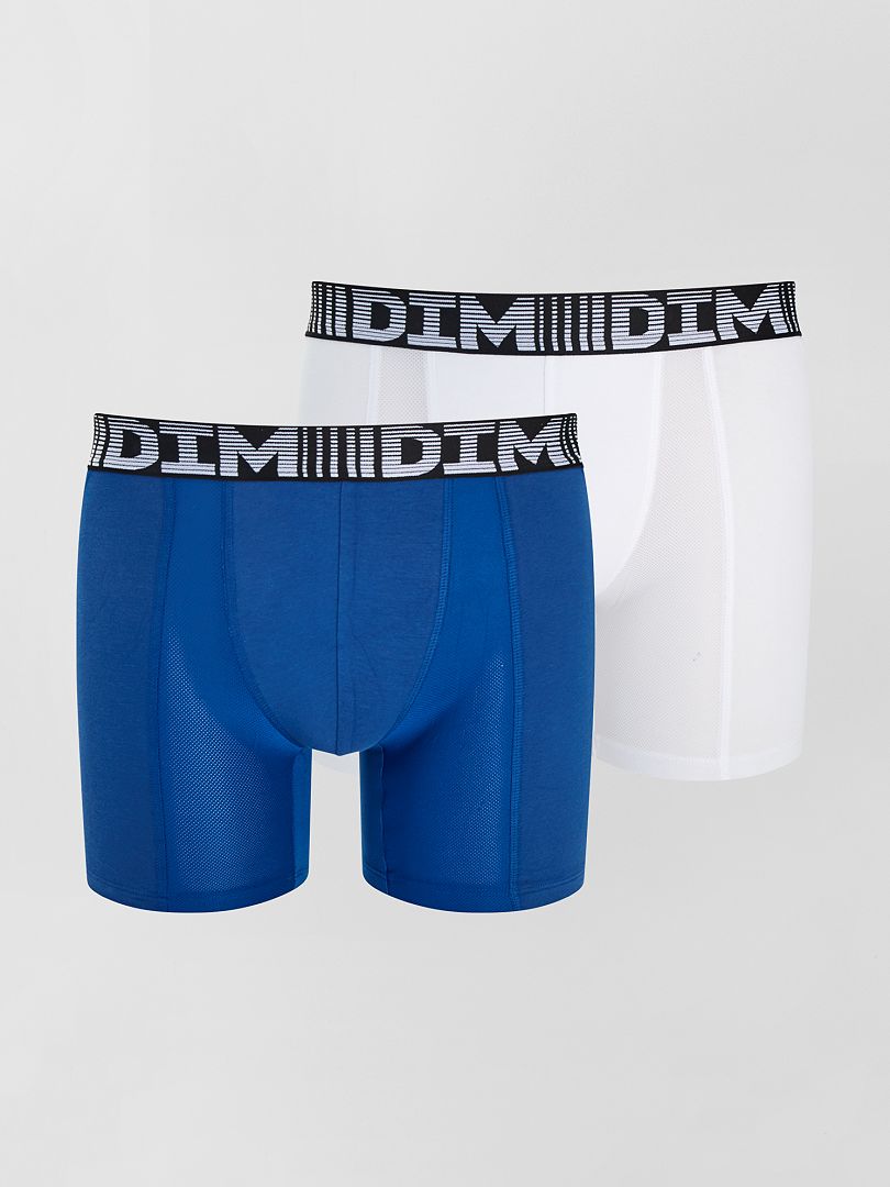 Set van 2 lange boxershorts '3D Flex air' 'DIM' Beige - Kiabi