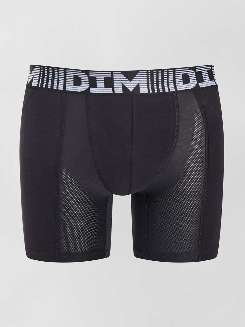 Set van 2 lange boxershorts '3D Flex air' 'DIM' Beige - Kiabi