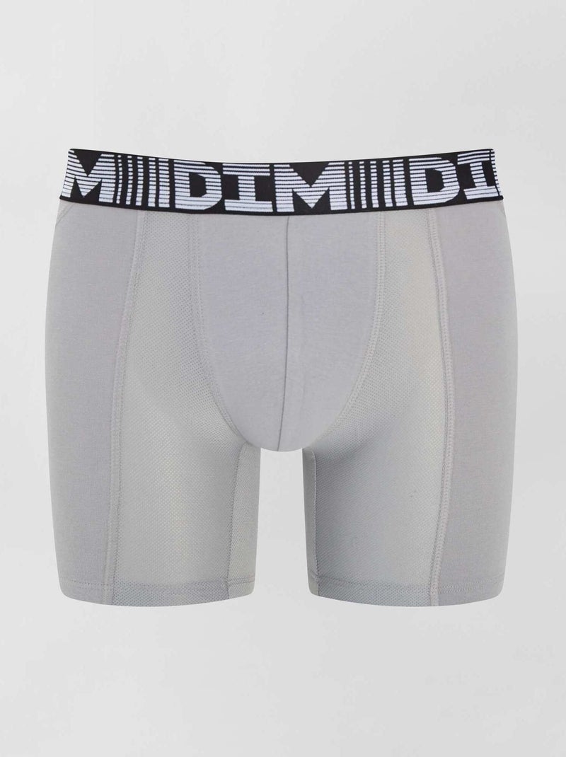 Set van 2 lange boxershorts '3D Flex air' 'DIM' Beige - Kiabi