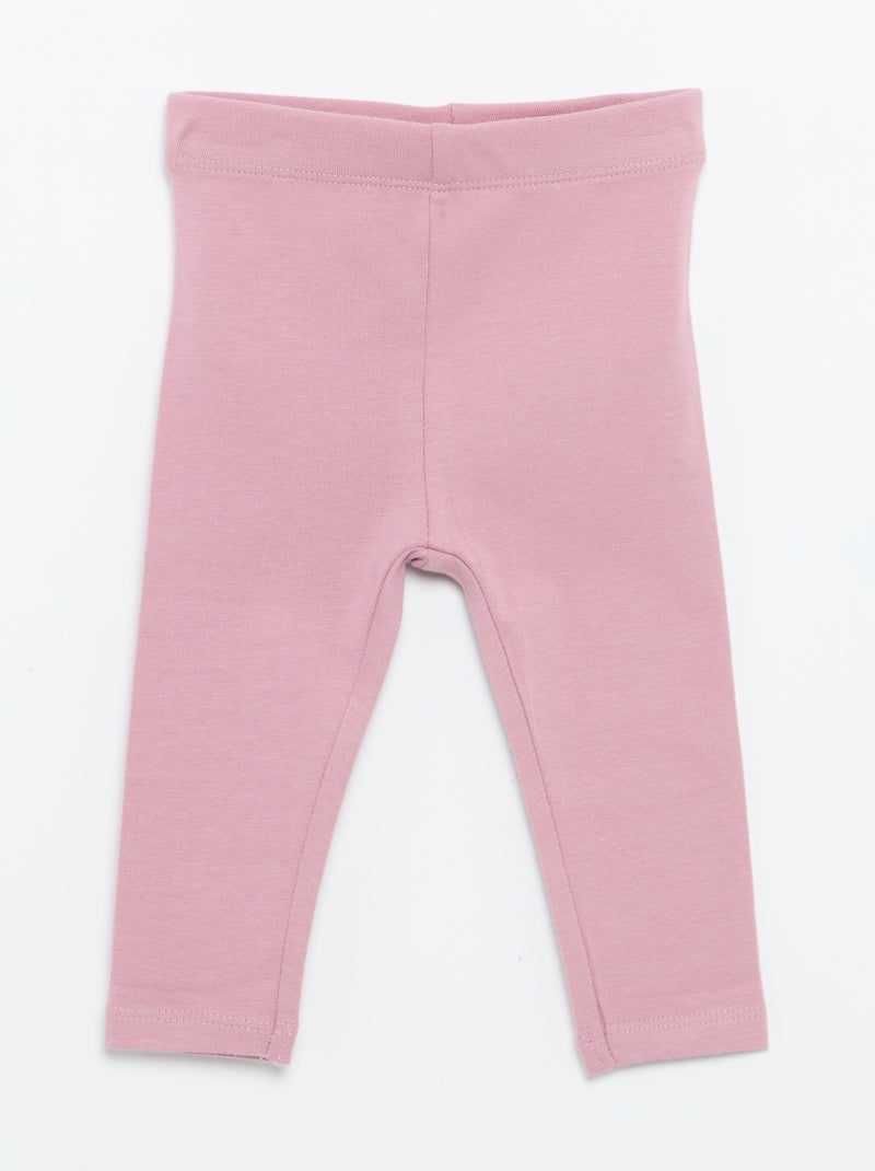 Set van 2 lange leggings Biege - Kiabi