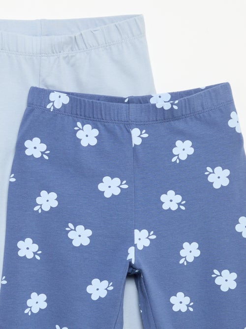 Set van 2 lange leggings - Kiabi Set van 2 lange leggings - Kiabi
