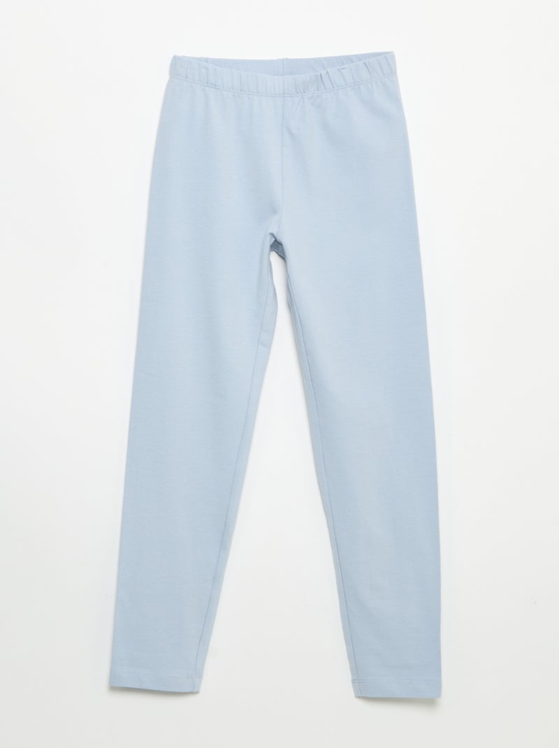 Set van 2 lange leggings Blauw - Kiabi