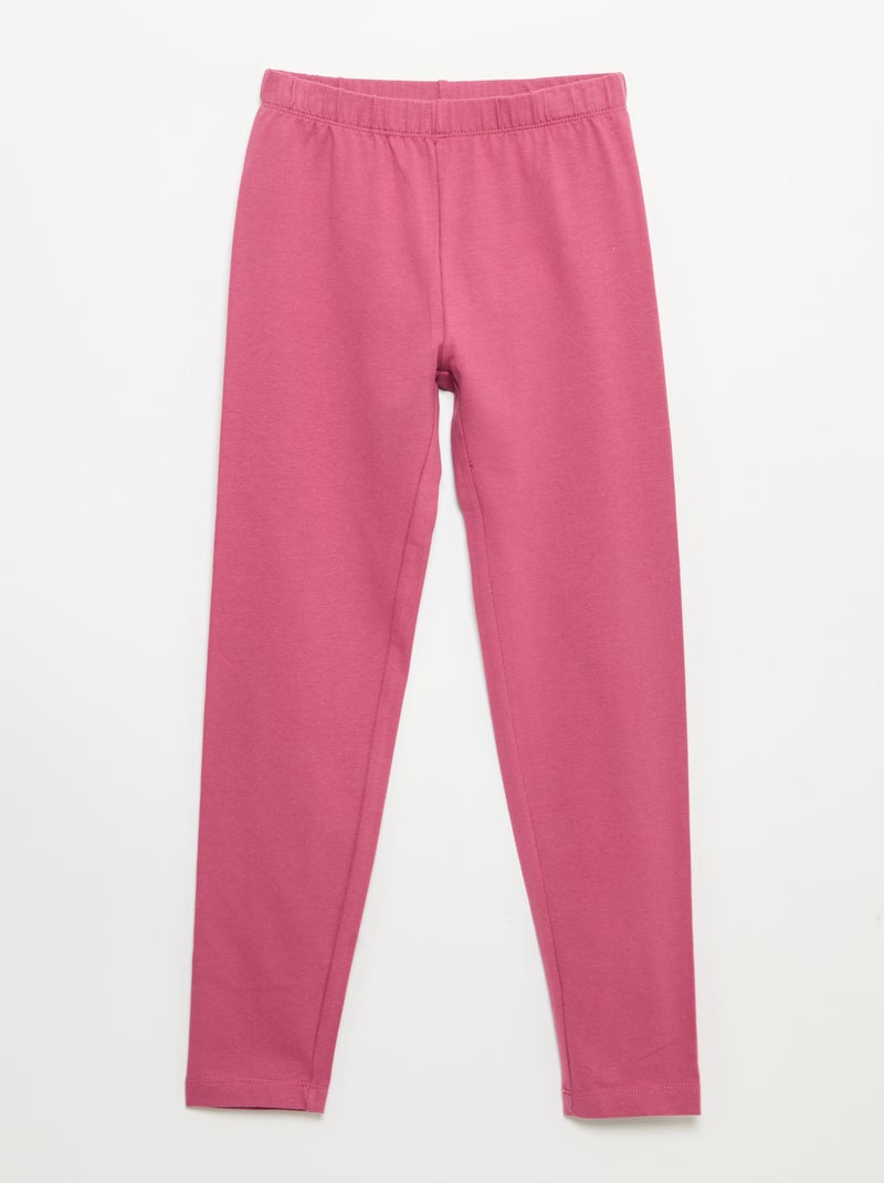 Set van 2 lange leggings Rose - Kiabi