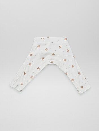 Set van 2 leggings met drukknopen - gemakkelijk aan te trekken collectie