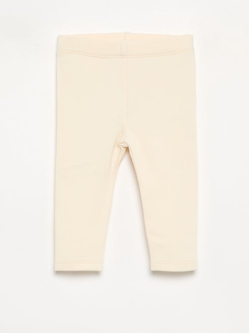 Set van 2 leggings van fleecestof - Kiabi