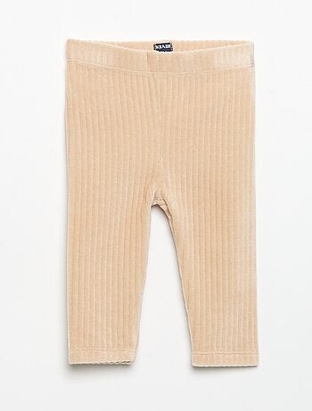Set van 2 leggings van ribfluweel