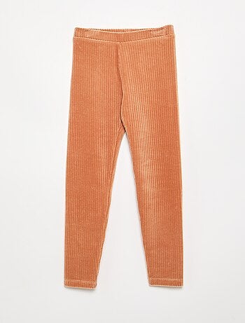 Set van 2 leggings van ribfluweel
