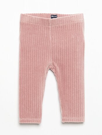 Set van 2 leggings van ribfluweel