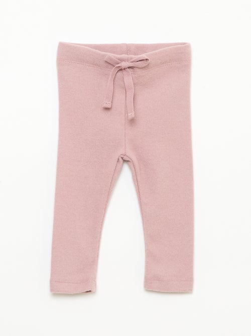 Set van 2 leggings van zachte tricot - Kiabi