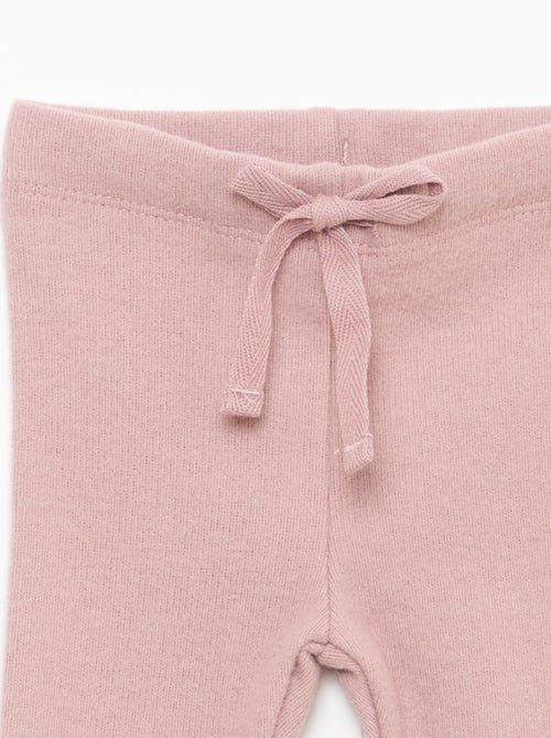 Set van 2 leggings van zachte tricot - Kiabi