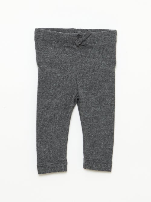 Set van 2 leggings van zachte tricot - Kiabi