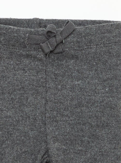 Set van 2 leggings van zachte tricot - Kiabi