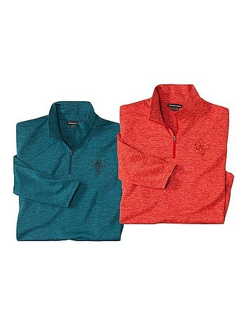 Set van 2 lichte sweaters met rits Sport - ATLAS FOR MEN