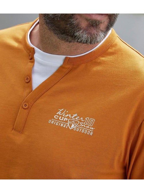 Set van 2 longsleeves met originele kraag - ATLAS FOR MEN - Kiabi