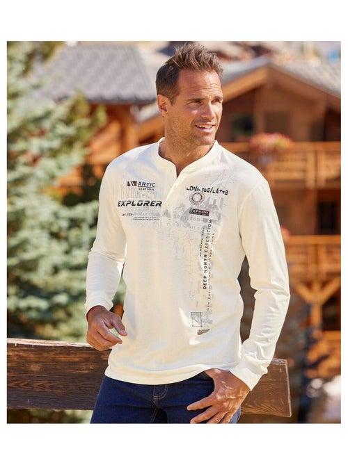 Set van 2 longsleeves met Tunesische kraag - ATLAS FOR MEN - Kiabi Set van 2 longsleeves met Tunesische kraag - ATLAS FOR MEN - Kiabi