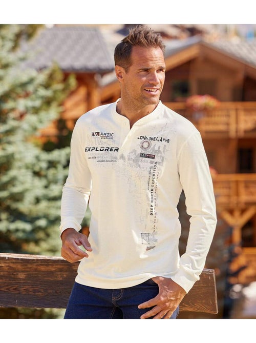 Set van 2 longsleeves met Tunesische kraag - ATLAS FOR MEN - Kiabi Set van 2 longsleeves met Tunesische kraag - ATLAS FOR MEN - Kiabi