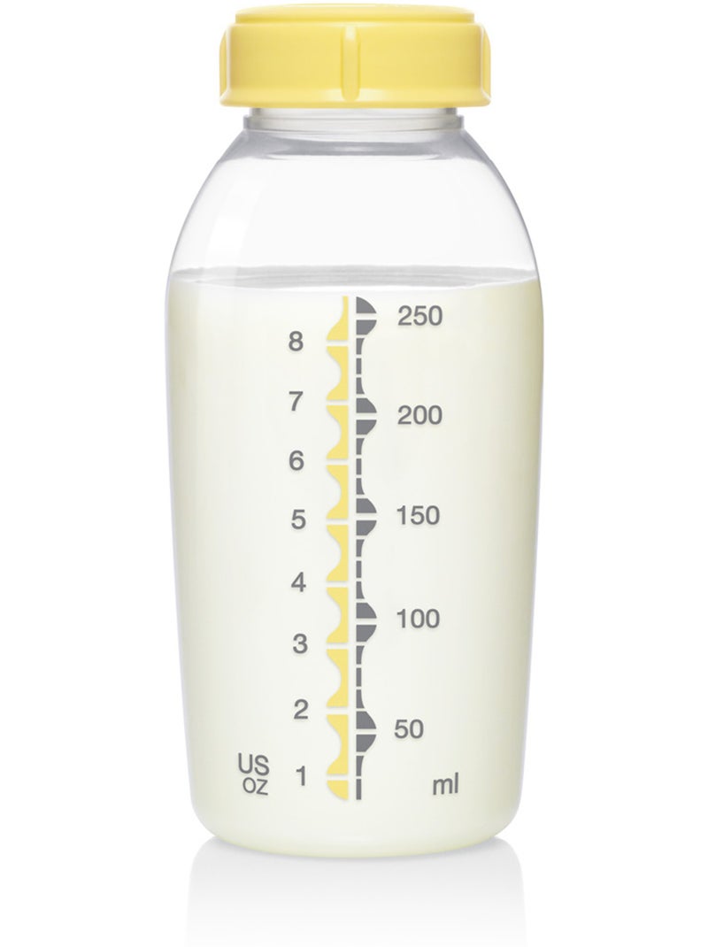 Set van 2 medela-melkopslagflesjes van 150 ml - bewaren van moedermelk Transparant - Kiabi