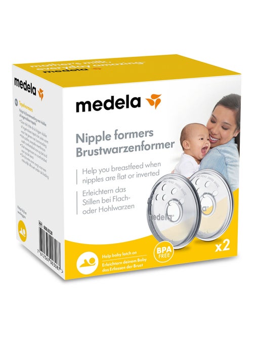 Set van 2 medela-tepelvormers – bereidt de tepels voor op het geven van borstvoeding, zacht, - Kiabi Set van 2 medela-tepelvormers – bereidt de tepels voor op het geven van borstvoeding, zacht, - Kiabi