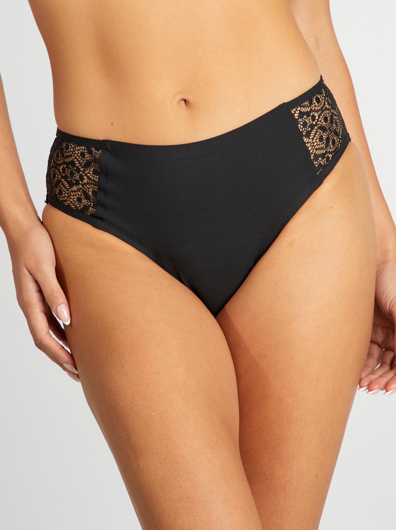 Set van 2 menstruatiebroekjes voor lichte menstruatie ROOD - Kiabi