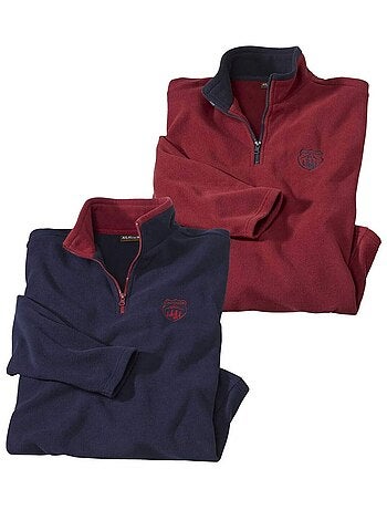 Set van 2 microfleece sweaters Mountain Passion - ATLAS FOR MEN