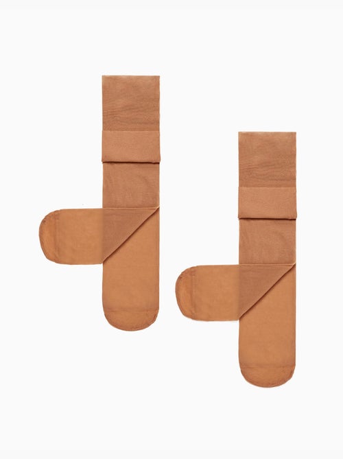 Set van 2 microvezel panty's - Kiabi