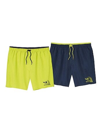 Set van 2 Microvezel Zwemshorts Waves - ATLAS FOR MEN