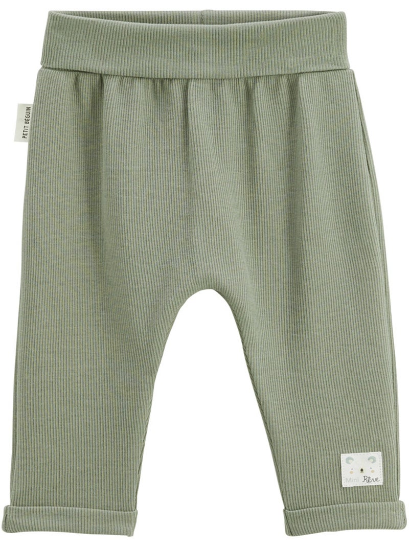 Set van 2 Mini Rêve baby harembroekjes Groen - Kiabi