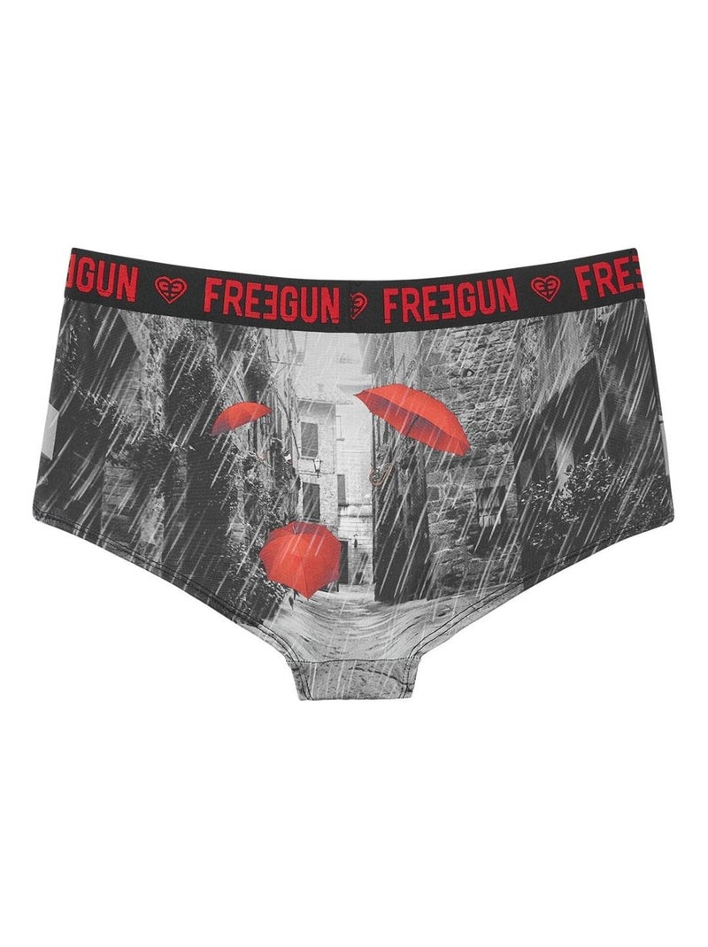 Set van 2 miss freegun meisjesshorts Zwart - Kiabi