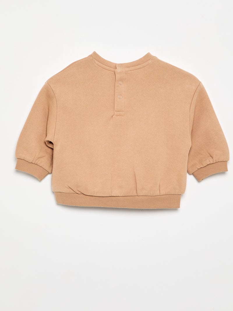 Set van 2 molton sweaters Biege - Kiabi