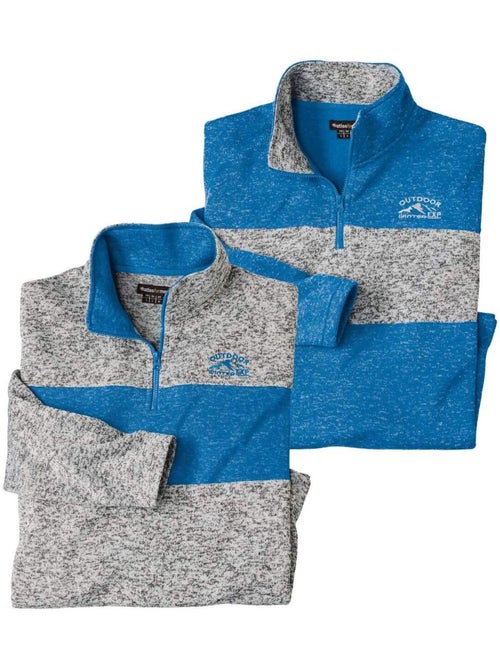 Set van 2 molton sweaters Outdoor Winter - ATLAS FOR MEN - Kiabi