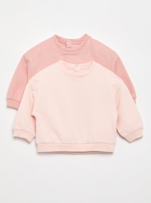 Set van 2 molton sweaters - Kiabi Set van 2 molton sweaters - Kiabi