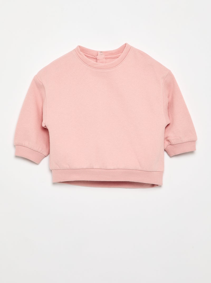 Set van 2 molton sweaters Rose - Kiabi