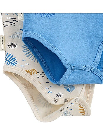 Set van 2 mouwloze babyrompertjes biscarosse