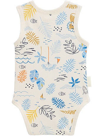 Set van 2 mouwloze babyrompertjes biscarosse